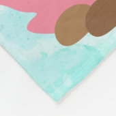 Onderzeese zeemeermin gepersonaliseerde fleece bab (Hoek)