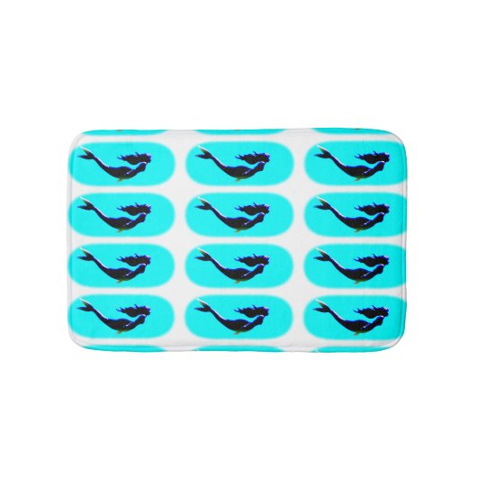 onderzeese zeemeerminnen zwemmen badmat (Voorkant)