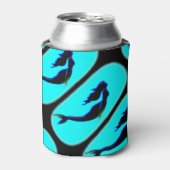 onderzeese zeemeerminnen zwemmen blikjeskoeler (Blikje Voorkant)