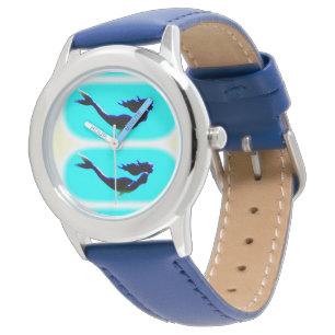 onderzeese zeemeerminnen zwemmen horloge