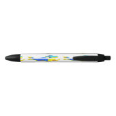 onderzeese zeemleeuwen zwarte inkt pen (Achterkant)
