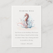 Onderzeese zeepaardkoraalwending informatiekaartje (Voorkant)