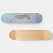 Onderzeese zeezoogdier Narwhal Persoonlijk Skateboard (Horizontaal)