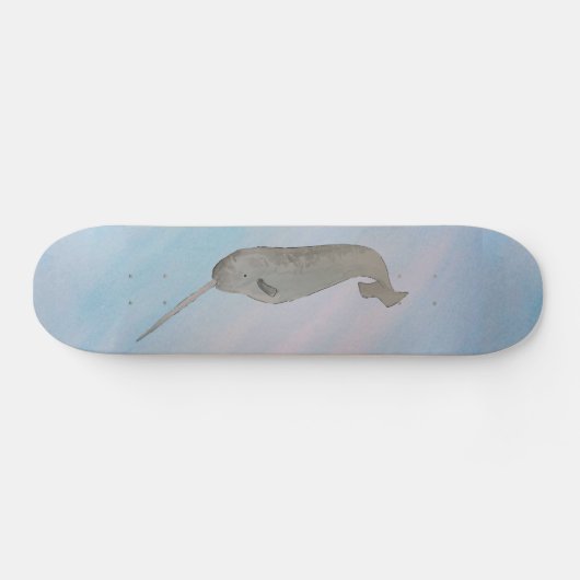 Onderzeese zeezoogdier Narwhal Persoonlijk Skateboard (Horizontaal)
