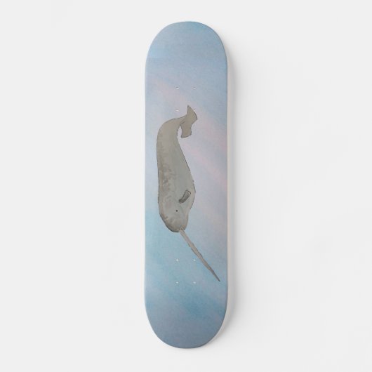 Onderzeese zeezoogdier Narwhal Persoonlijk Skateboard (Voorkant)