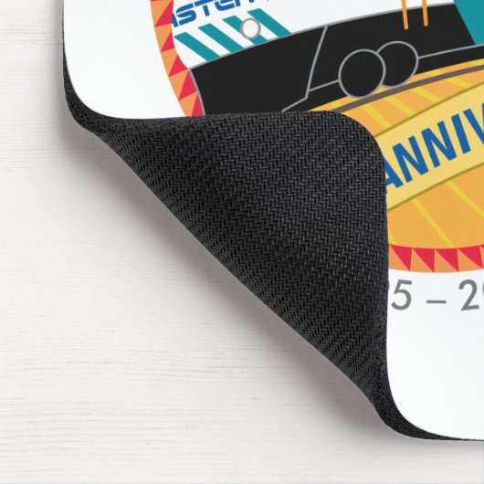 Onderzetter 15e Jubileum Mousepad Muismat (Hoek)