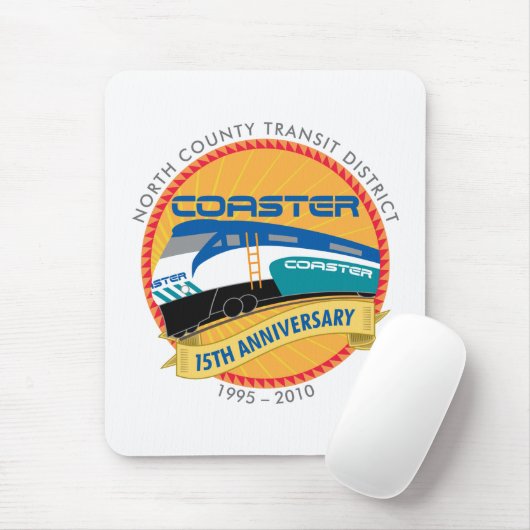 Onderzetter 15e Jubileum Mousepad Muismat (Met muis)