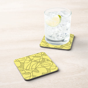 Onderzetter 6 : CONTEMPO - LEMON YELLOW