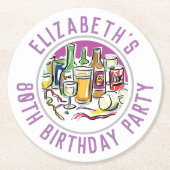 onderzetter 80e verjaardag van het rondetafeldocum (Voorkant)