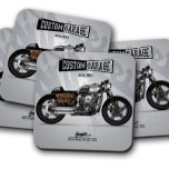 Onderzetter Aangepaste kledingmotor | Vastgesteld<br><div class="desc">Onderzetter Aangepaste kledingmotor | Set Onderzetter voor motorfietsen - #motor,  #motorfietsen,  #motorfietsen,  #rood #grijs,  #motorcyclecorckachter,  #bikerDrachter,  #bikerachter,  #motorbikecoaster,  #bikers,  #biker,  #klantbike,  #klantchopper</div>