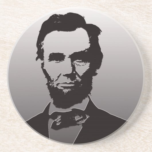 Onderzetter Abraham Lincoln (Voorkant)