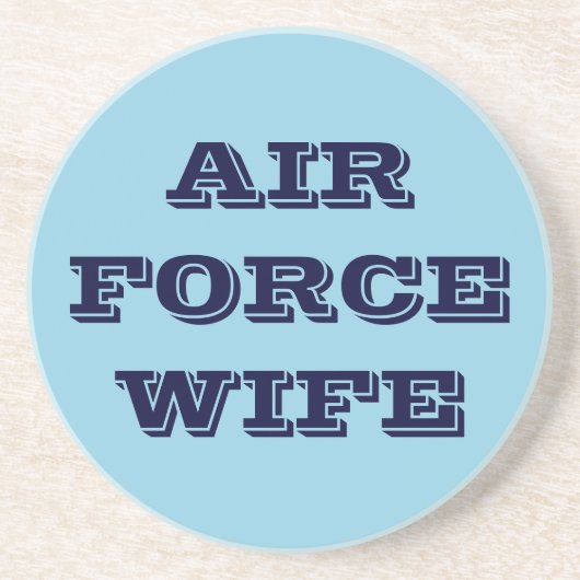 Onderzetter Air Force Wife (Voorkant)