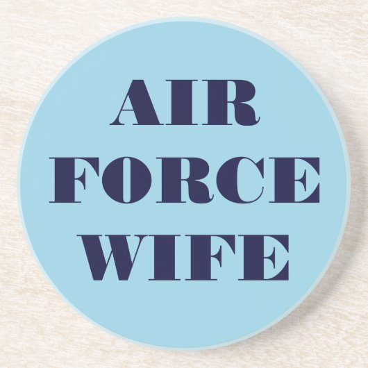Onderzetter Air Force Wife (Voorkant)