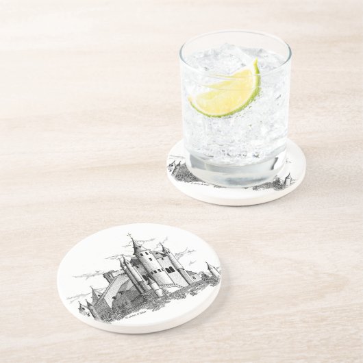 Onderzetter - Alcazar - kasteel (Zijkant)