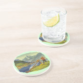 Onderzetter AlpHorn alpenhorn Alpine Long horn (Zijkant)