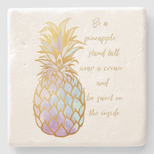 Onderzetter anananassteen (Voorkant)