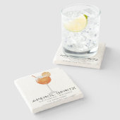 Onderzetter - Aperol Spritz (Zijkant)