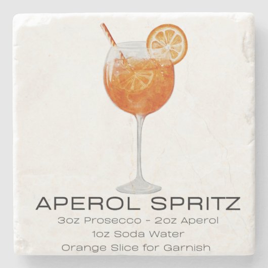 Onderzetter - Aperol Spritz (Voorkant)