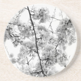 onderzetter "B&W Cherry Blossom"