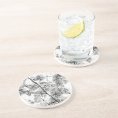 onderzetter "B&W Cherry Blossom" (Zijkant)