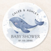 Onderzetter Baby shower op de Noordzeegaand (Voorkant)