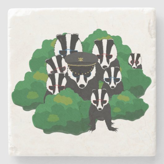 Onderzetter Badgers Stone (Voorkant)