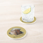 Onderzetter Basset Hound was er, (Zijkant)