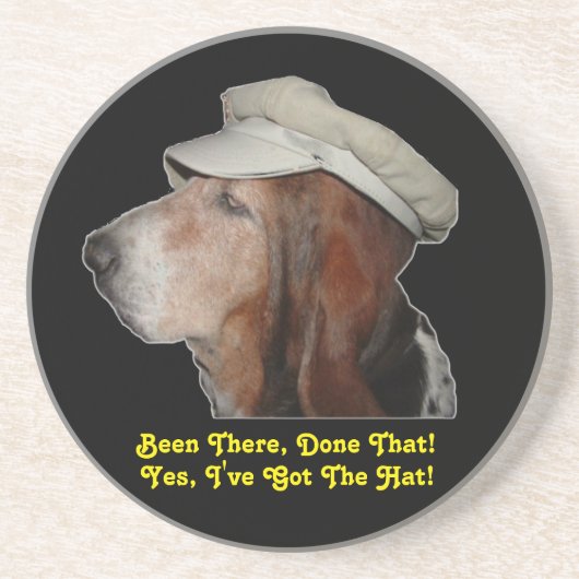 Onderzetter Basset Hound was er, (Voorkant)
