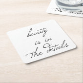 Onderzetter Beauty Paper (Schuin)