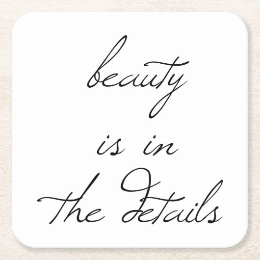 Onderzetter Beauty Paper (Voorkant)