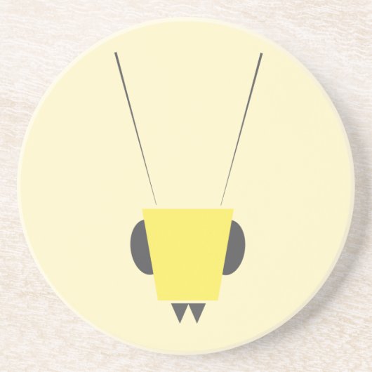 Onderzetter bijenkop (Voorkant)