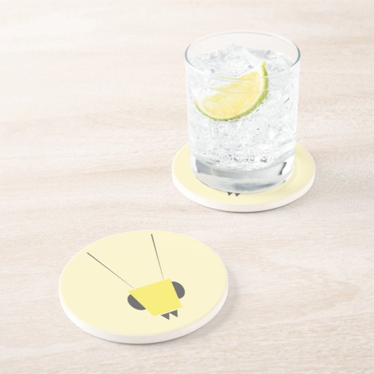 Onderzetter bijenkop (Zijkant)