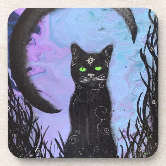 Onderzetter - Black Magic (Voorkant)