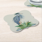 Onderzetter blauw papier (Gekanteld)