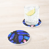 onderzetter "Blue Glass" (Zijkant)