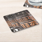 Onderzetter boeddhisgebed wielen (Schuin)