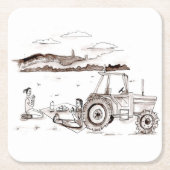 Onderzetter - Boerderij Picnic (Voorkant)