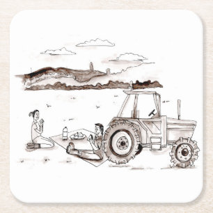 Onderzetter - Boerderij Picnic