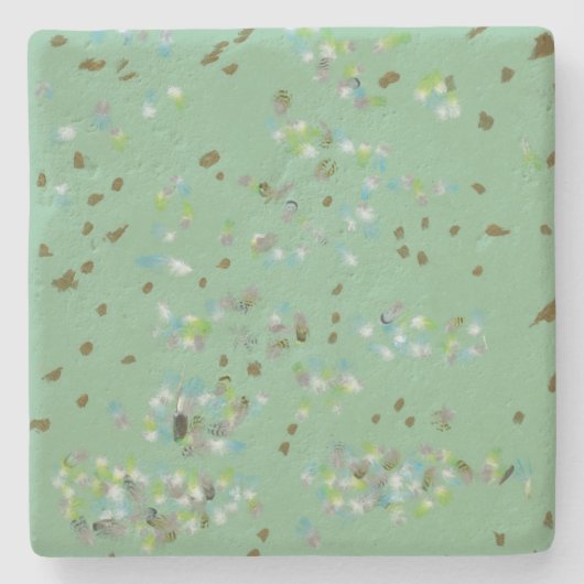 Onderzetter bosvogelsteen (Voorkant)