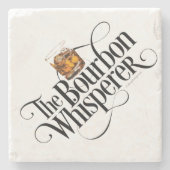 Onderzetter Bourbon Whisperer Stone (Voorkant)