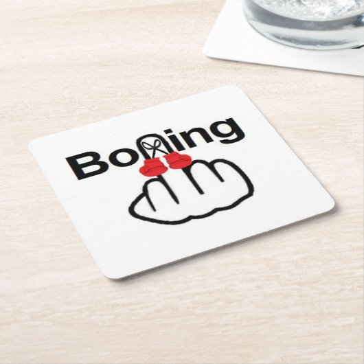 Onderzetter Boxing Flip (Schuin)