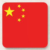 Onderzetter China-vlag (Voorkant)