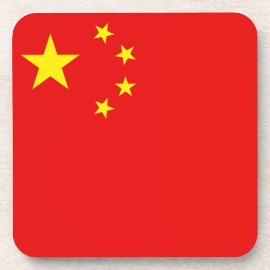 Onderzetter China-vlag (Voorkant)