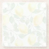 Onderzetter-citroenen Glazen Onderzetter (Achterkant)