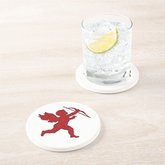 Onderzetter Cupid Red (Zijkant)