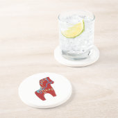 Onderzetter Dala Horse (Zijkant)