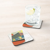 Onderzetter  Deco Skyscraper Concrete City (Rechterzijde)