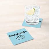 Onderzetter-democraten Kartonnen Onderzetters (Insitu)