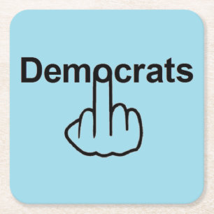 Onderzetter-democraten Kartonnen Onderzetters