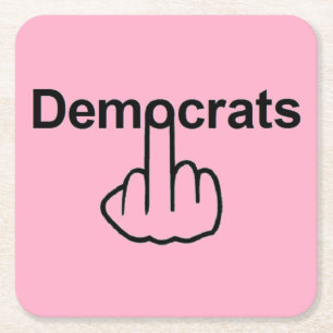 Onderzetter-democraten Kartonnen Onderzetters